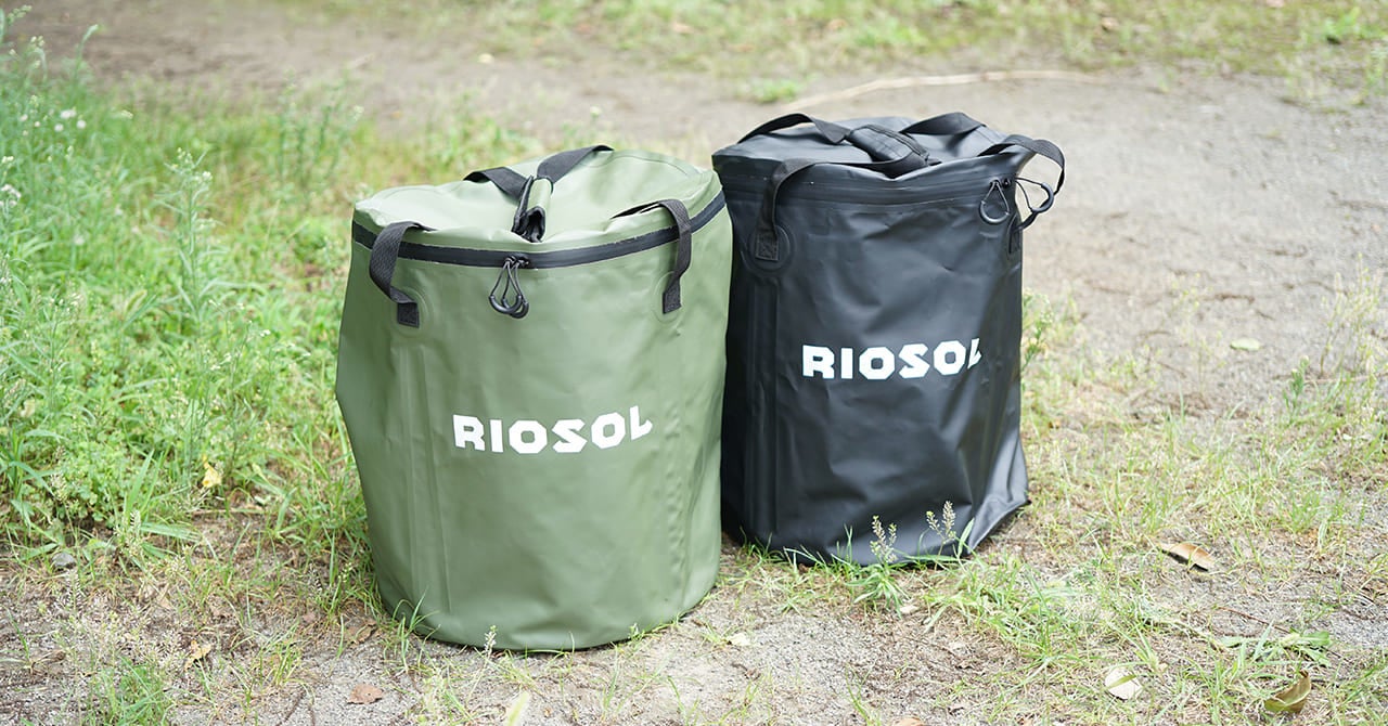 #キャンピングソフトバケツ