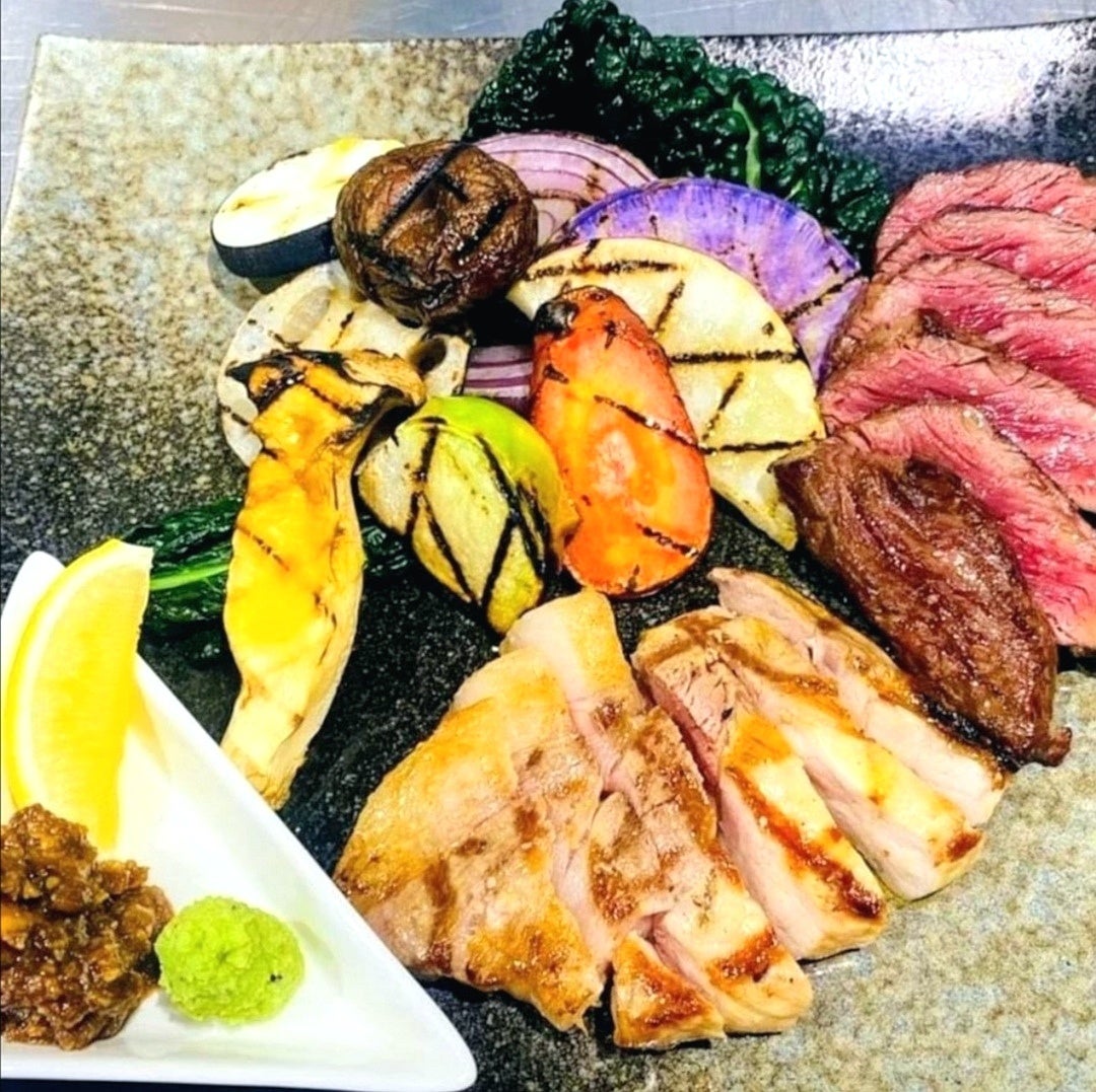 熟成豚＆熟成牛食べ比べ