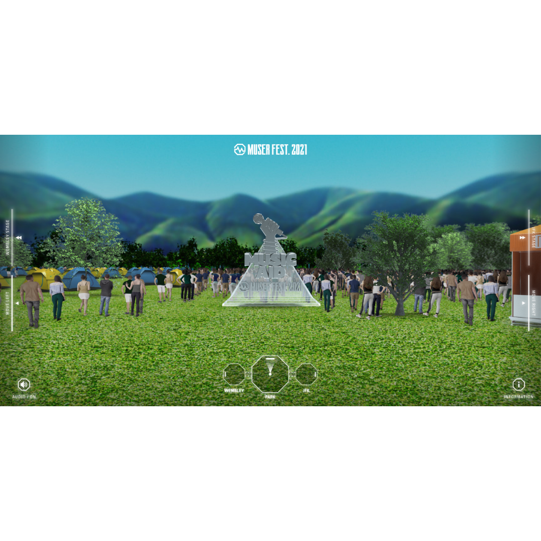 「会場サイト」の様子