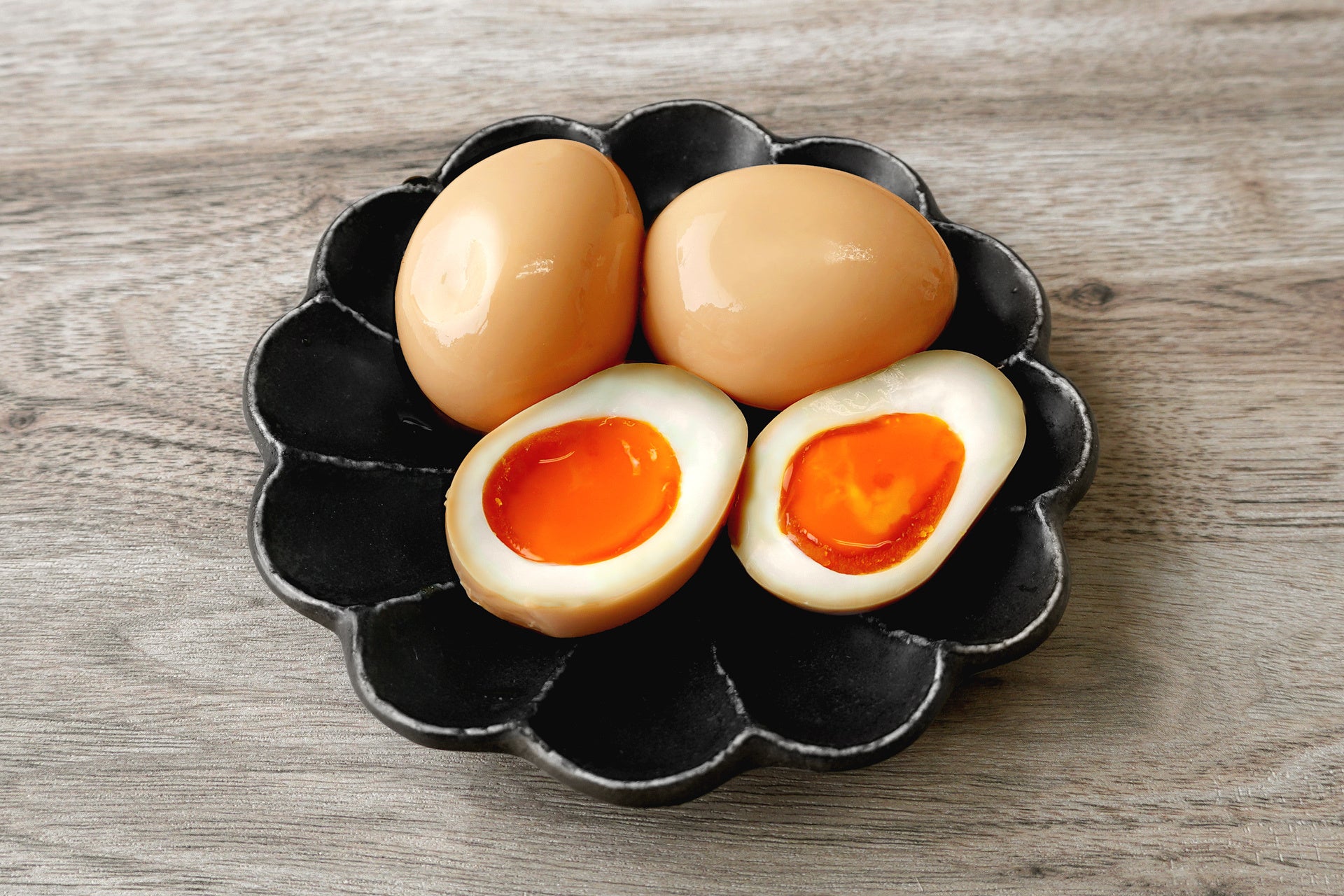 スモーク風味玉 調理例