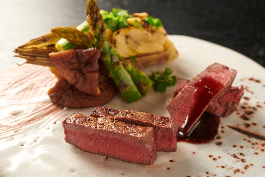 ▲シャトーブリアンの炭火焼き