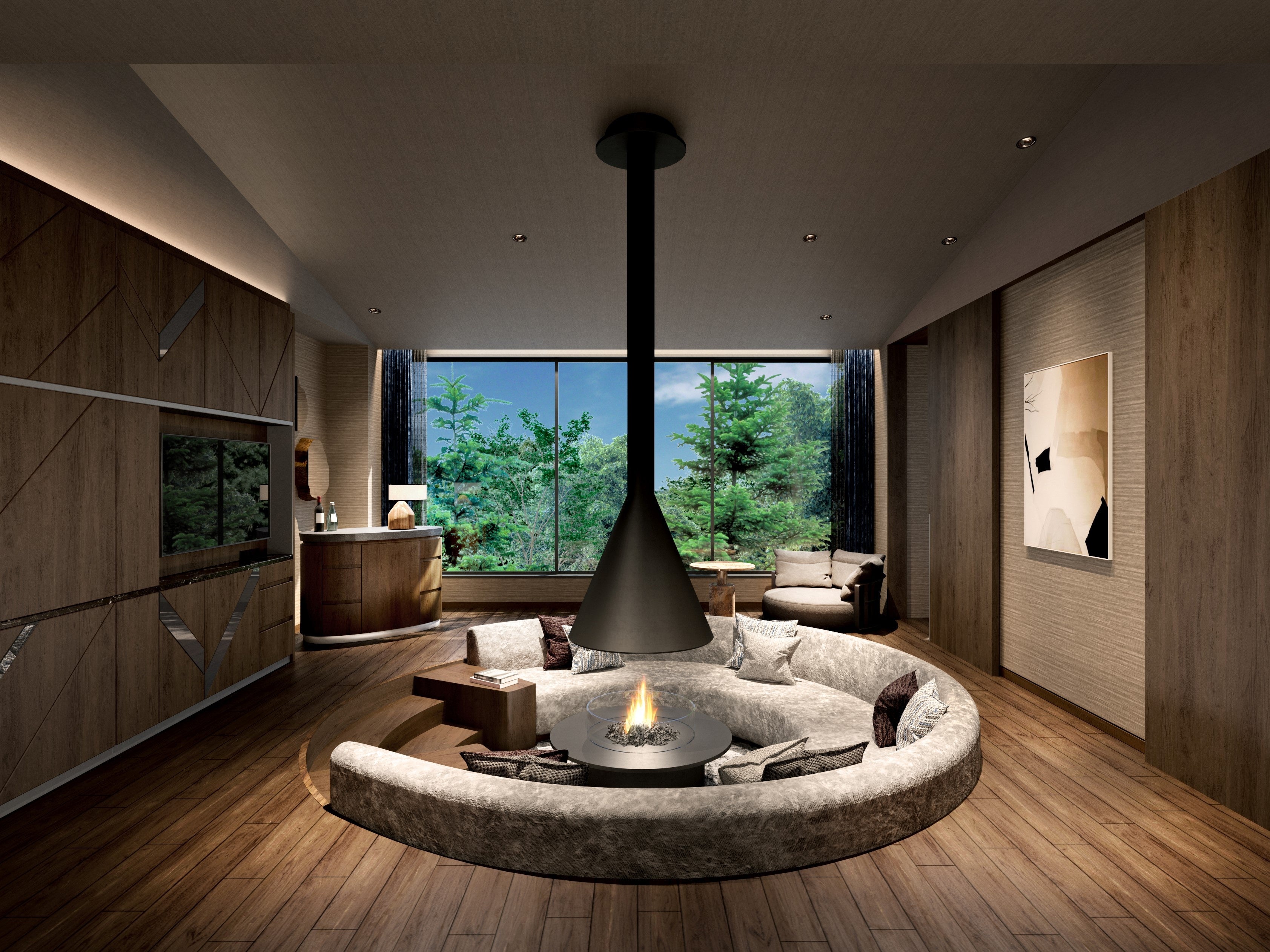 ▲ふふ 旧軽井沢 客室CG