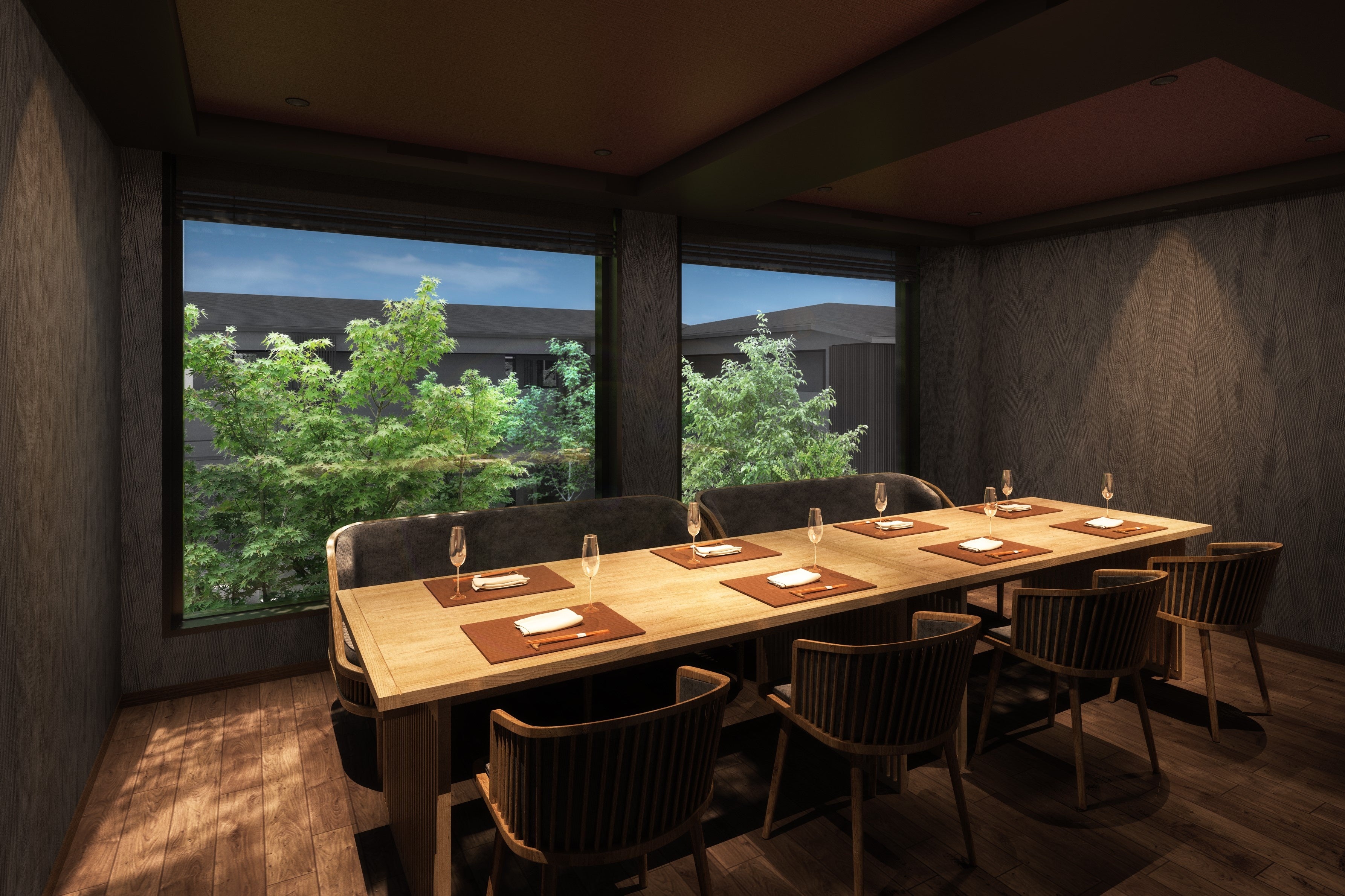 ▲レストラン内観(CG)