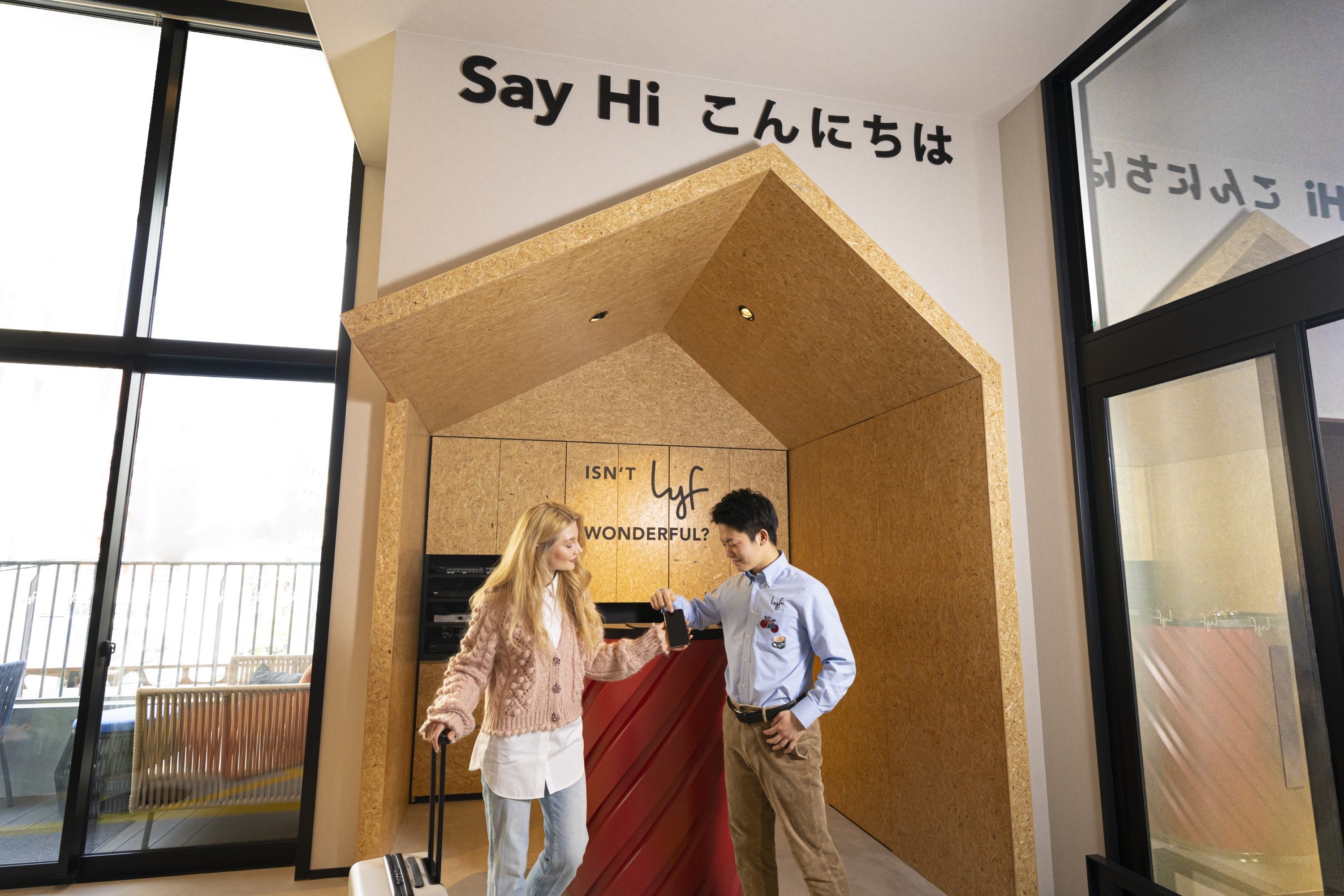 レセプションSay Hi - lyf Tenjin Fukuoka