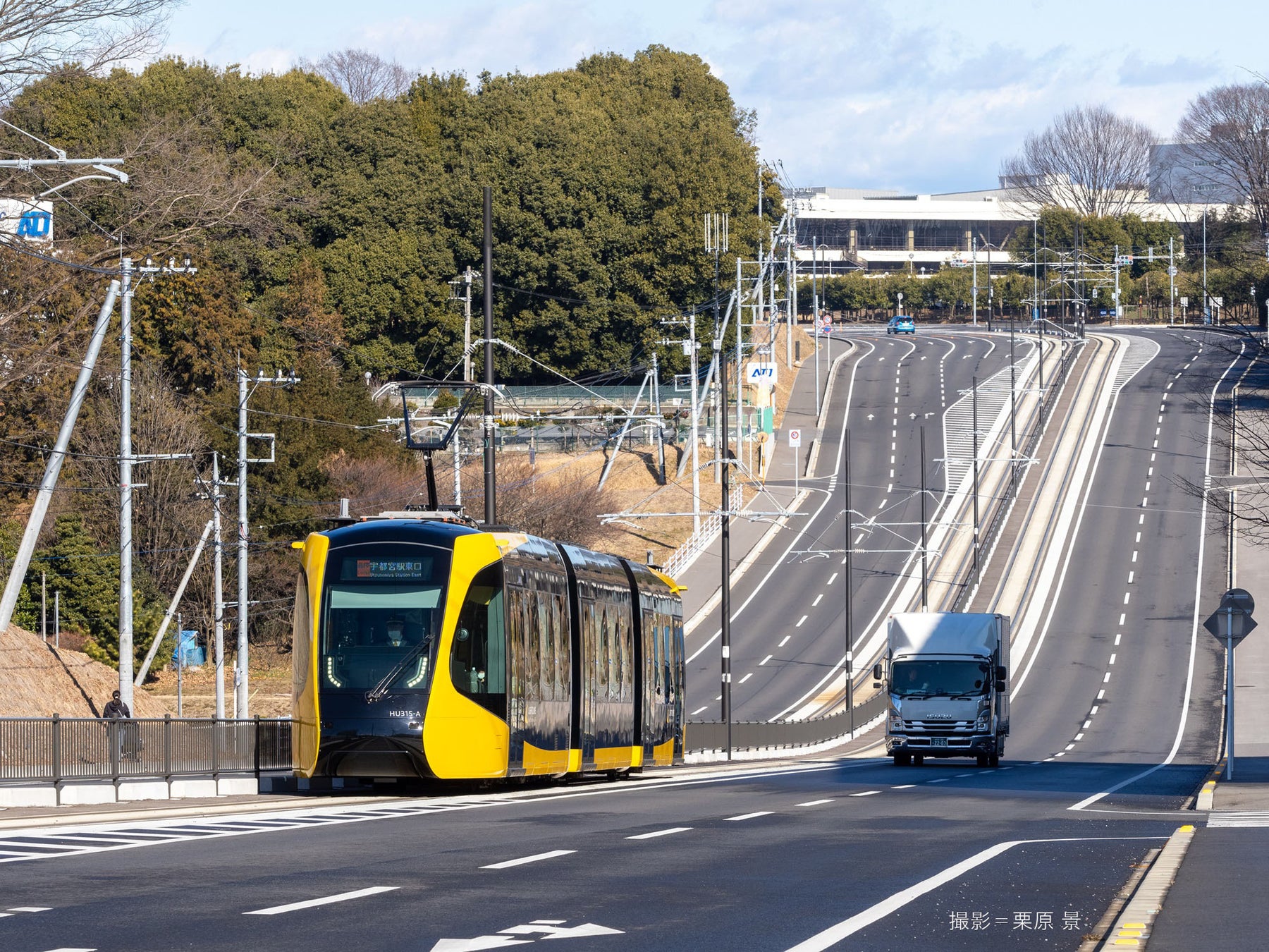 宇都宮ライトレール。60‰の急勾配は最大の見どころ