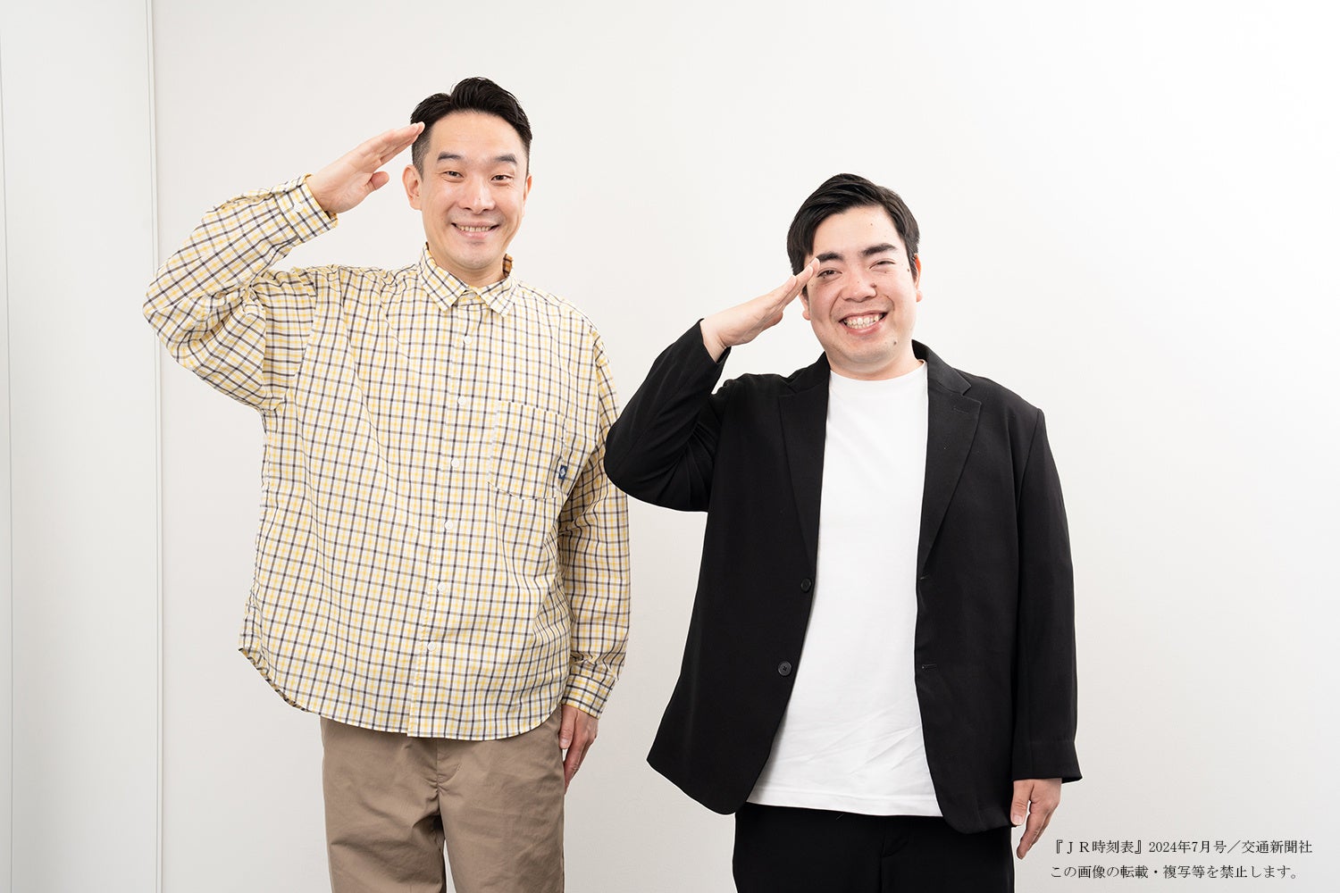 古今亭駒治さん（写真左）と徳永ゆうきさん（同右）