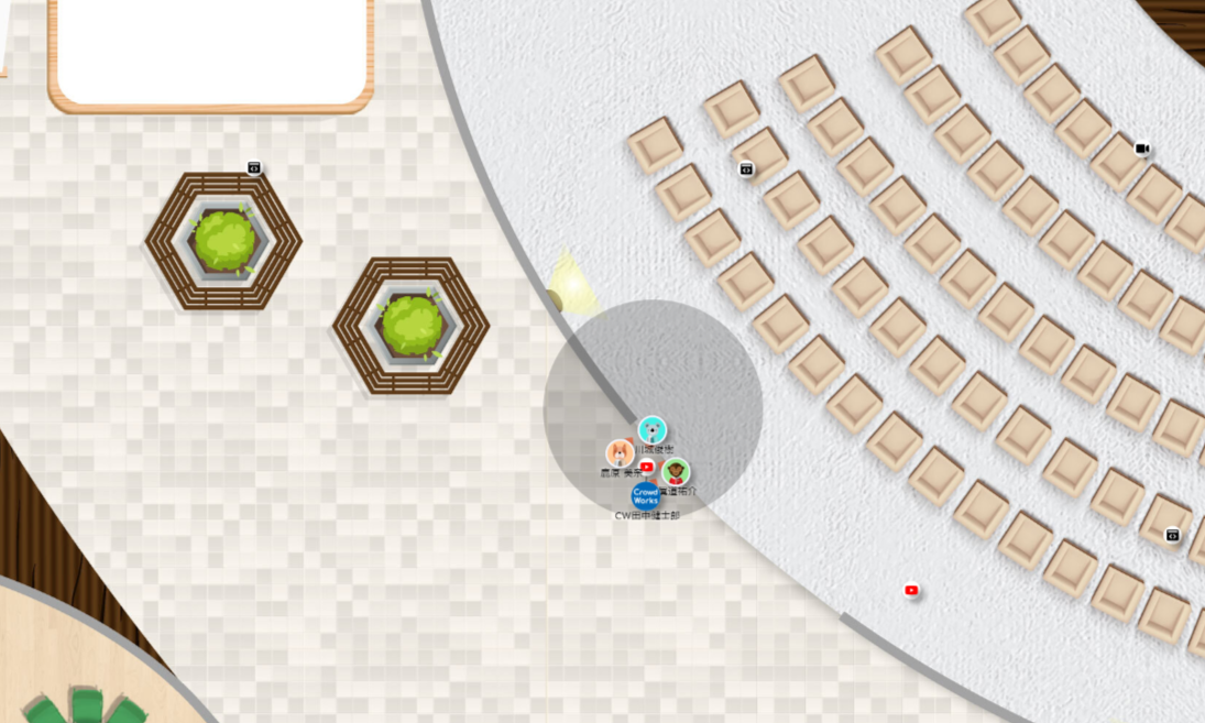 オープンキャンパス会場の様子