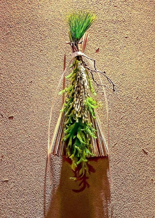 hako 季の箱  fuku 一年の初め「翠」飾りイメージ