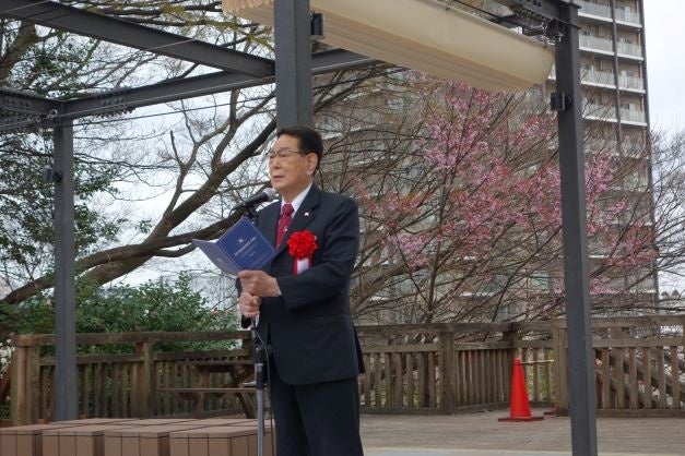 花川北区長による挨拶