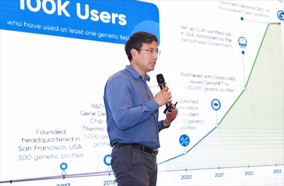 Genetica社　Cao Anh Tuan氏 （ヘルスケア分野）