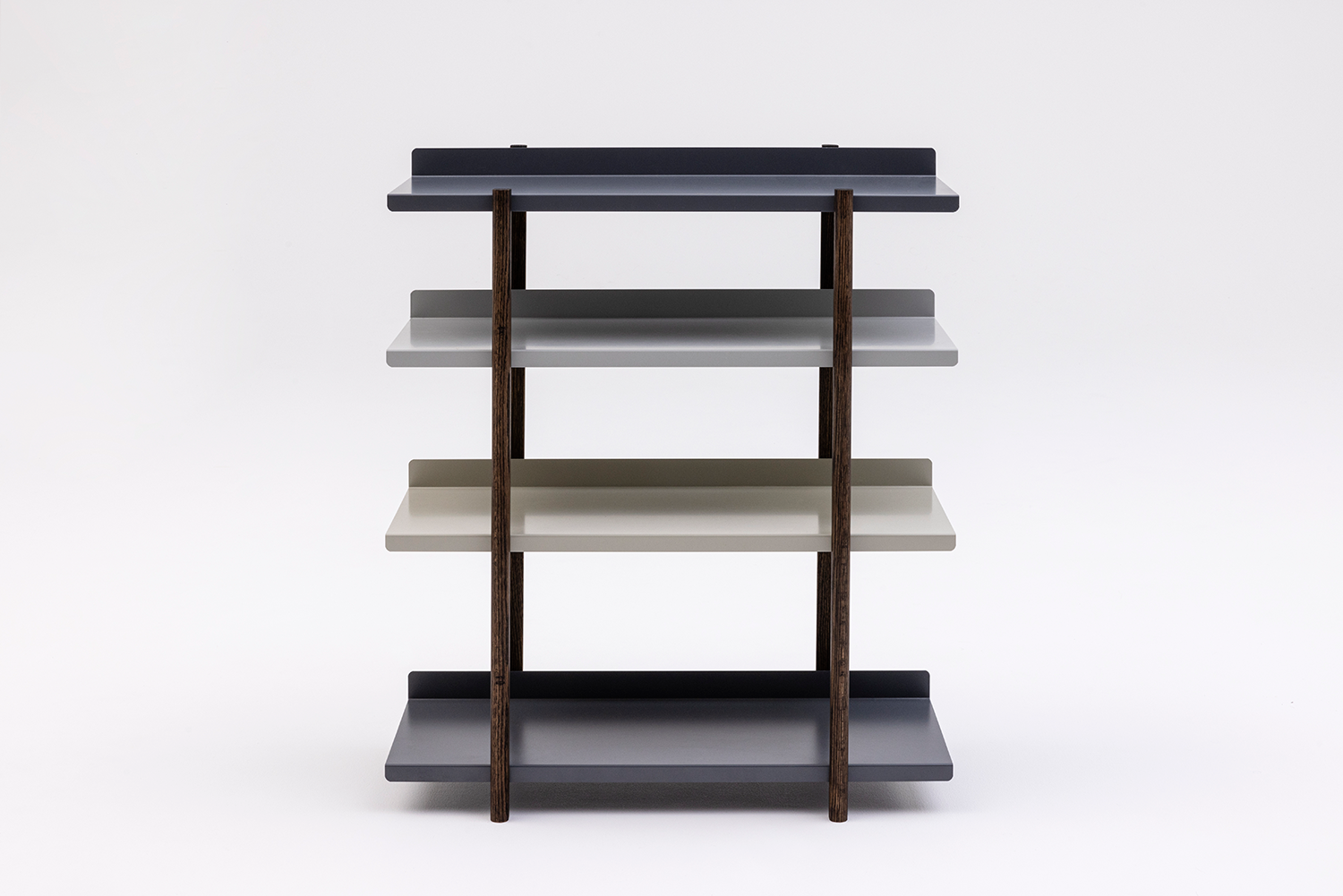 MARGE SHELF 4 OIL STAIN FINISH　LIGHT GREY, BEIGE, DARK GREY, DARK GREY (LBDD)