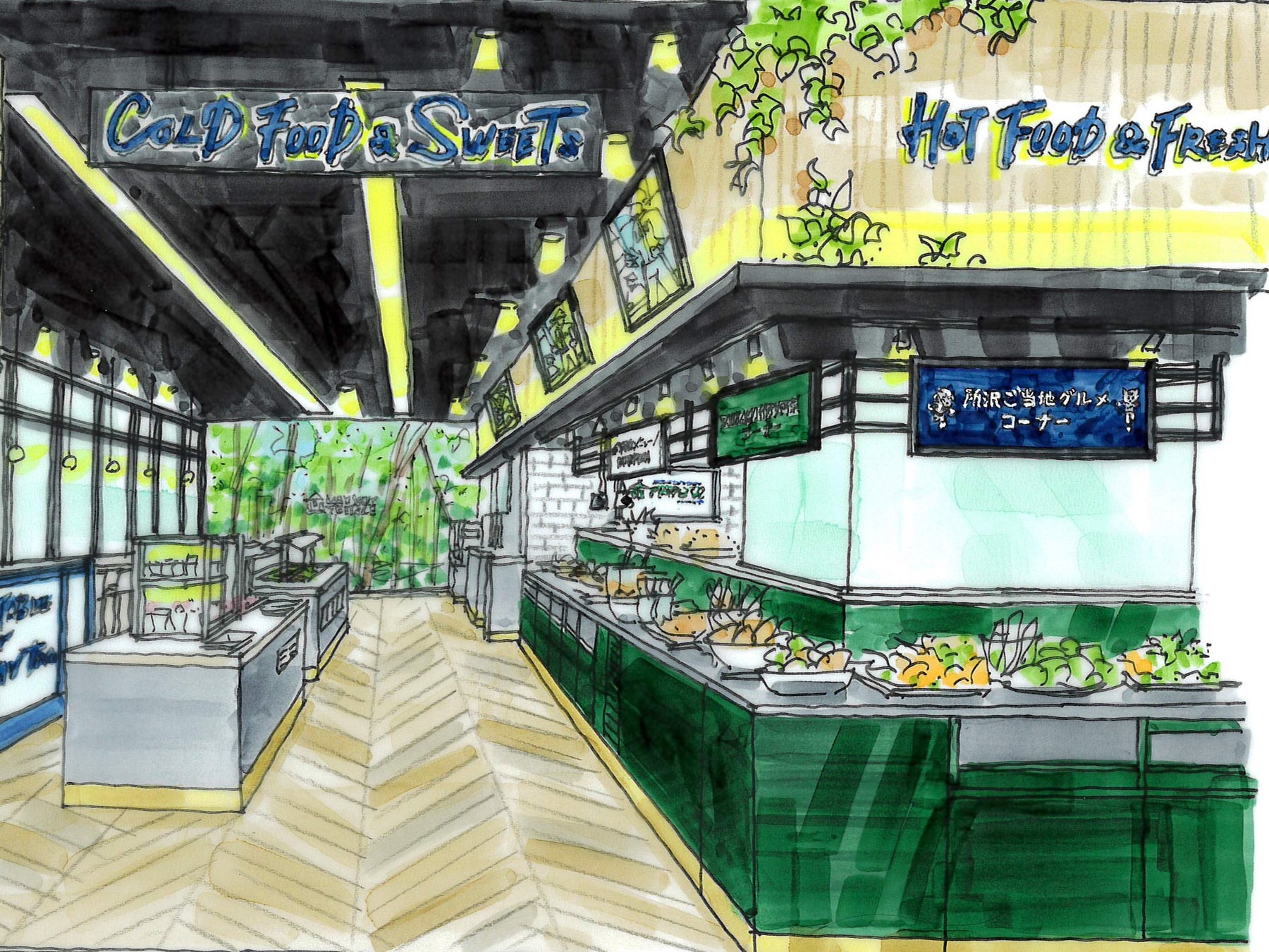 プロ野球球団が地元レストランとコラボする地産地消ビュッフェ店が所沢駅ビル「グランエミオ所沢」に9/2(金)オープン決定!