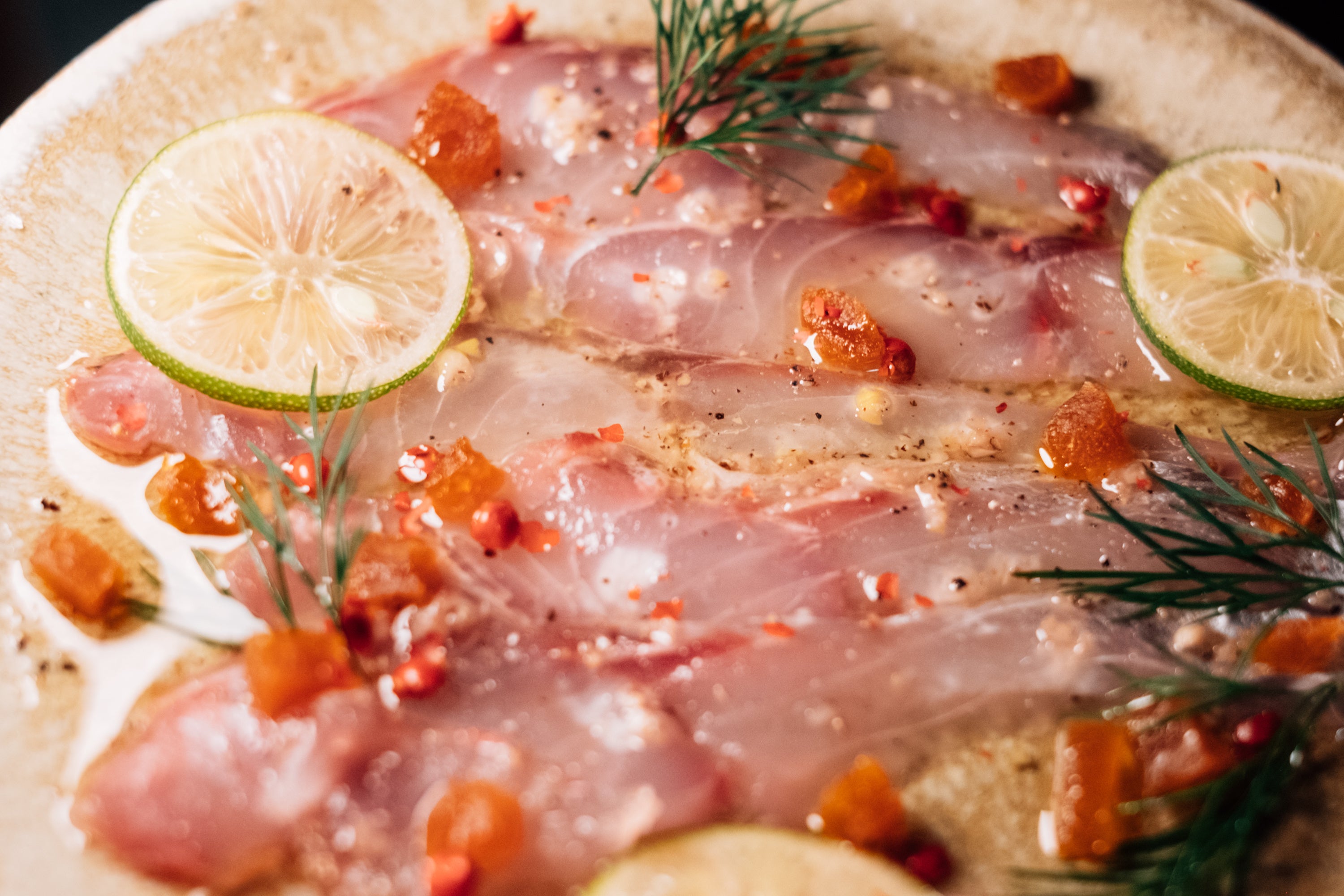 「本日の鮮魚 カルパッチョ」