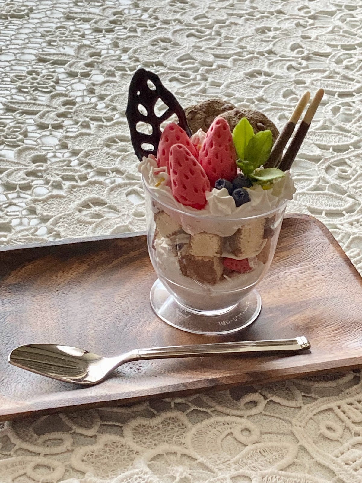 フェイクフードでパフェ