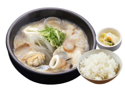 白海鮮スン豆腐定食