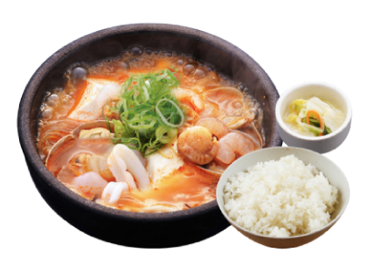 海鮮スン豆腐定食