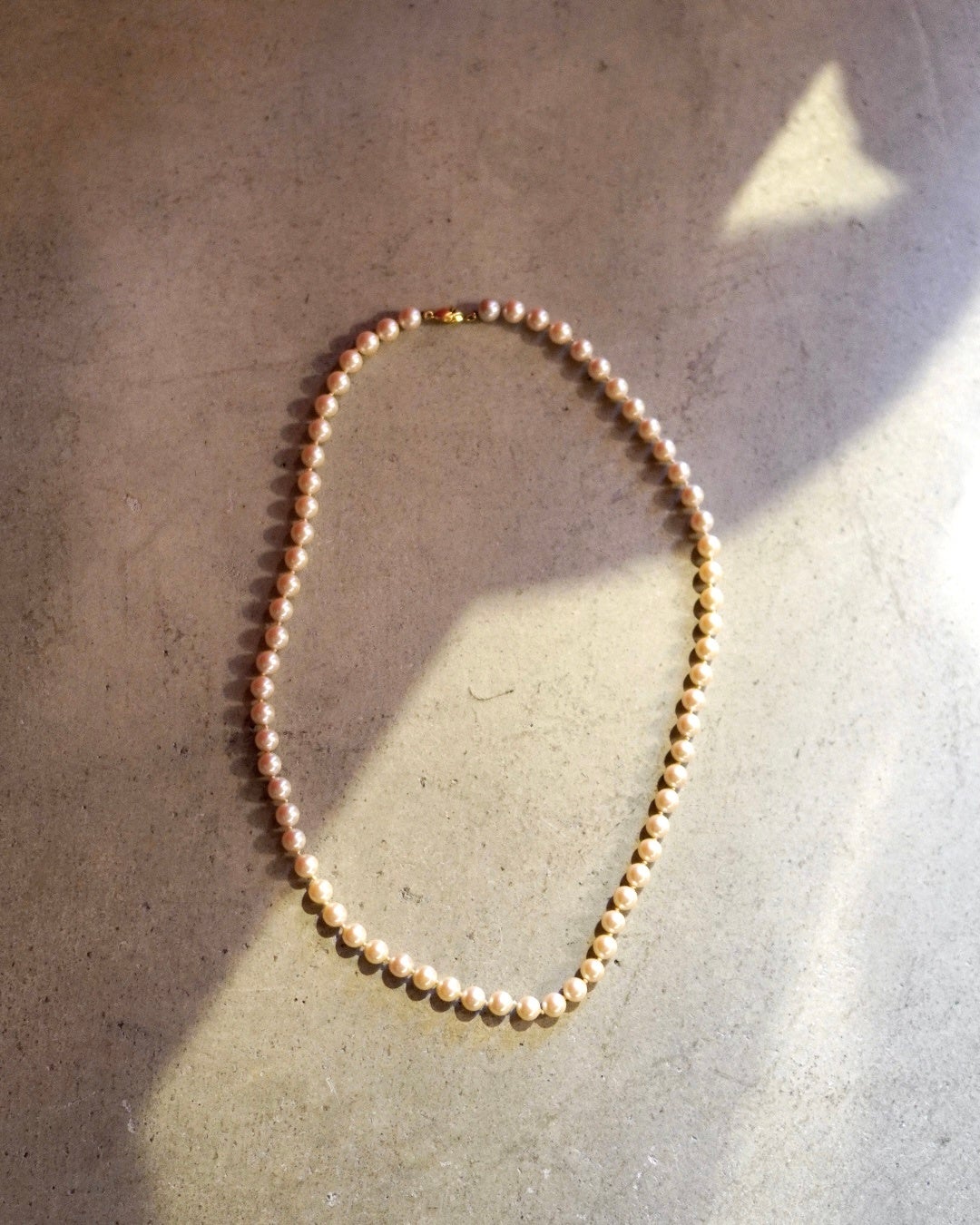Pearl necklace　¥26,400（tax in）