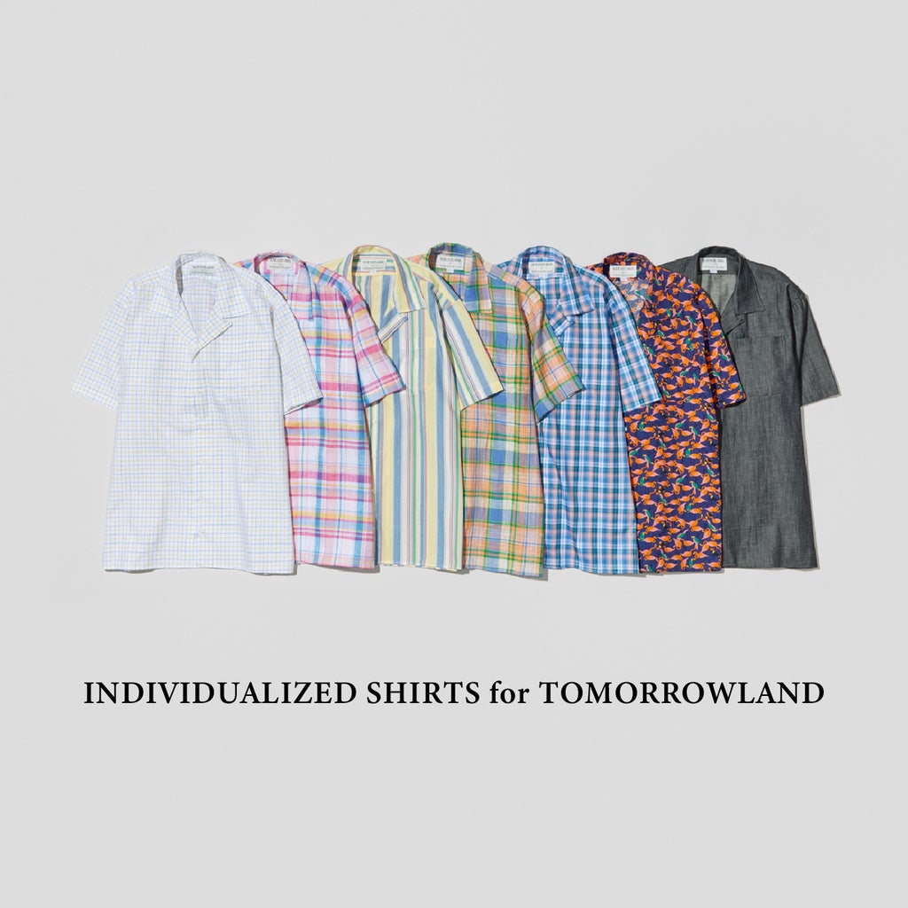 新品未使用品　INDIVIDUALIZED SHIRTS トゥモローランド下記店舗にて、アメリカのシャツブランド