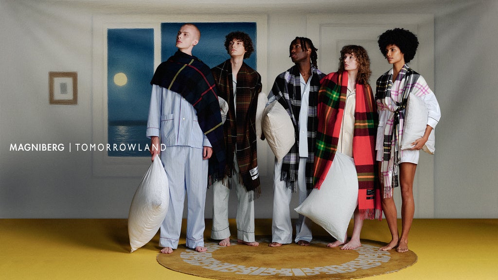 magniberg マグニバーグ マフラー トゥモローランド 別注 MAGNIBERG × TOMORROWLAND ー北欧発〈マグニバーグ〉別注、国内