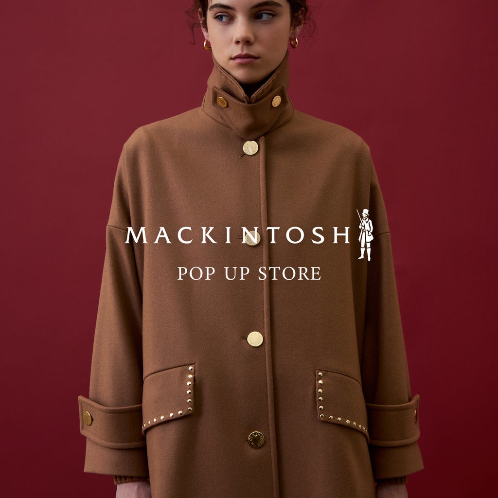 MACKINTOSH（マッキントッシュ）のPOP UP STOREをトゥモローランド各店で開催｜別注「HUMBIE」など2026年秋冬アウターが登場