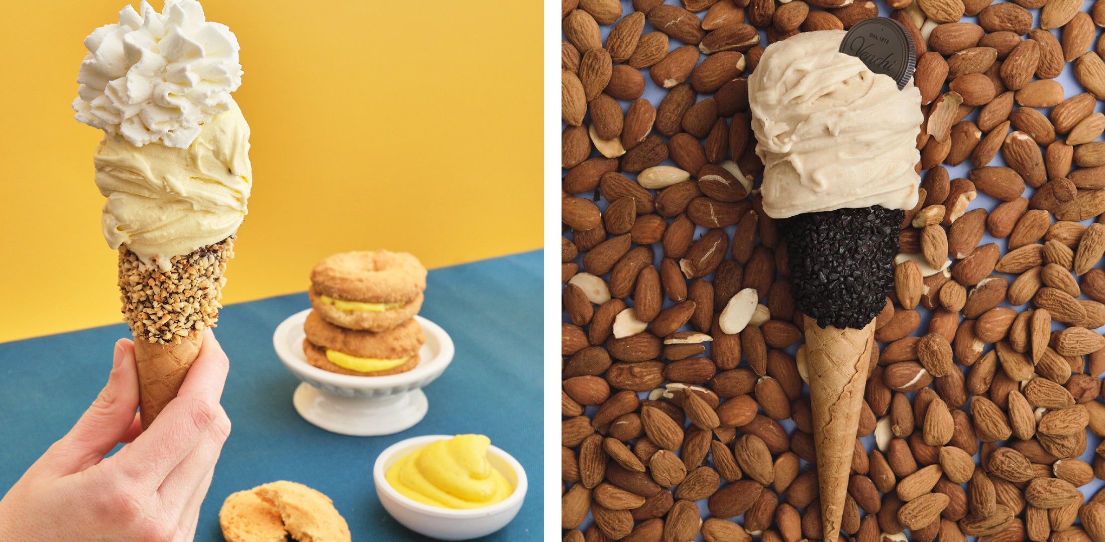 4月の新フレーバー「クッキー＆クリーム」、5月の新フレーバー「アーモンド」