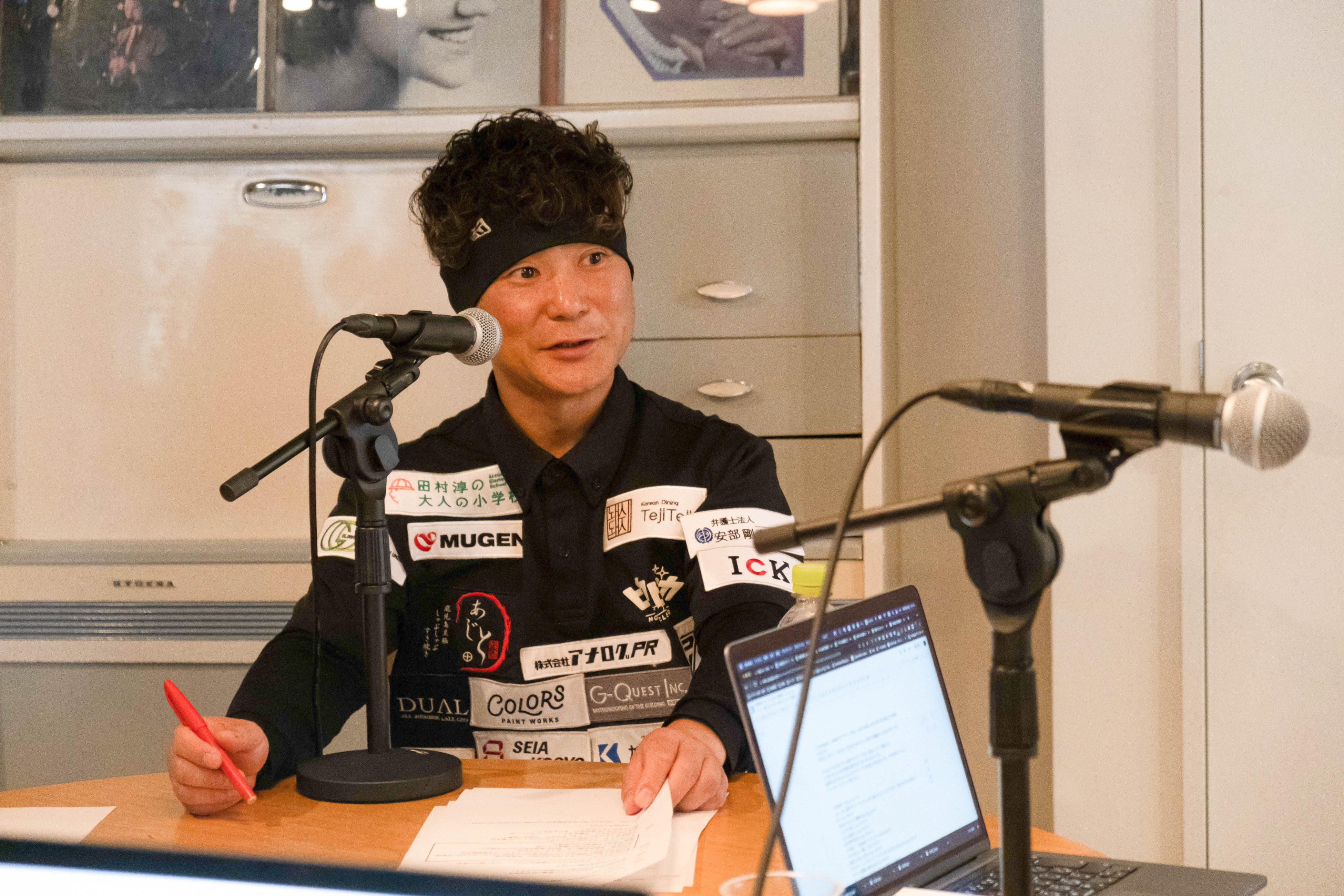 「日暮里ゼミナール」収録時の入江さん