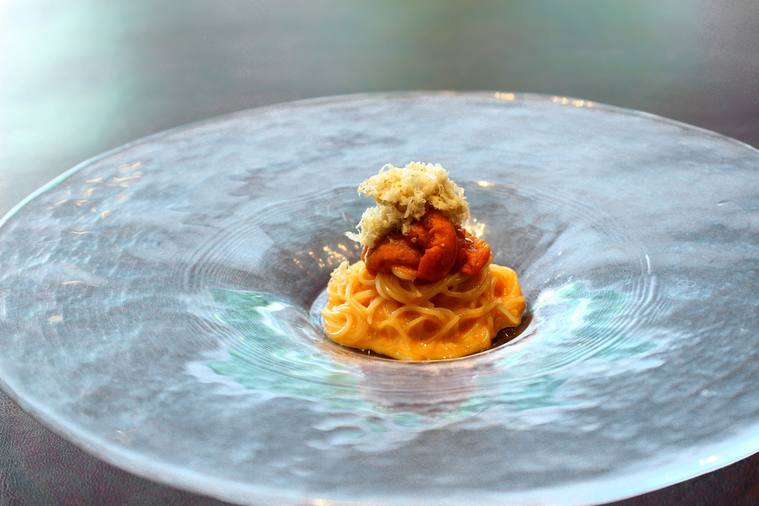 雲丹の冷製ビーフン