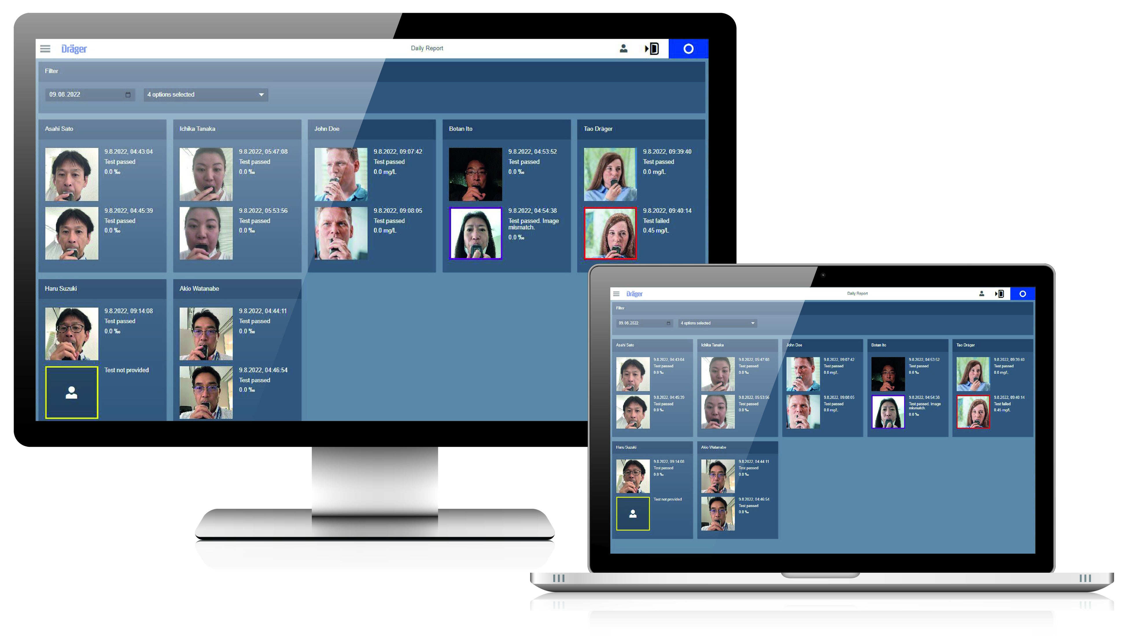 専用クラウドシステムで管理も簡単(タブレット非対応)