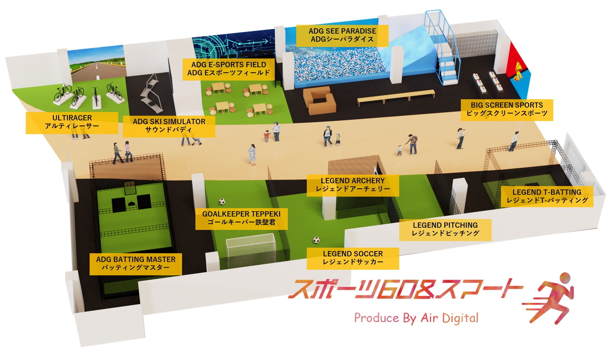 デジタルとスポーツをテーマに Ai センサー ゲームシステムを活用した次世代スポーツクラブ スポーツ60 スマート が アリオ鷲宮 にて 本日4月28日 木 グランドオープン エアデジタル株式会社のプレスリリース デジタルとスポーツをテーマに Ai センサー ゲームシステムを活用した次世代スポーツクラブ スポーツ60 スマート が アリオ鷲宮 にて 本日4月28日 木 グランドオープン エアデジタル株式会社のプレスリリース