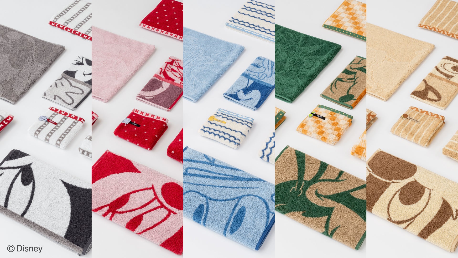タオル研究所からディズニーキャラクターシリーズタオル第2弾が登場