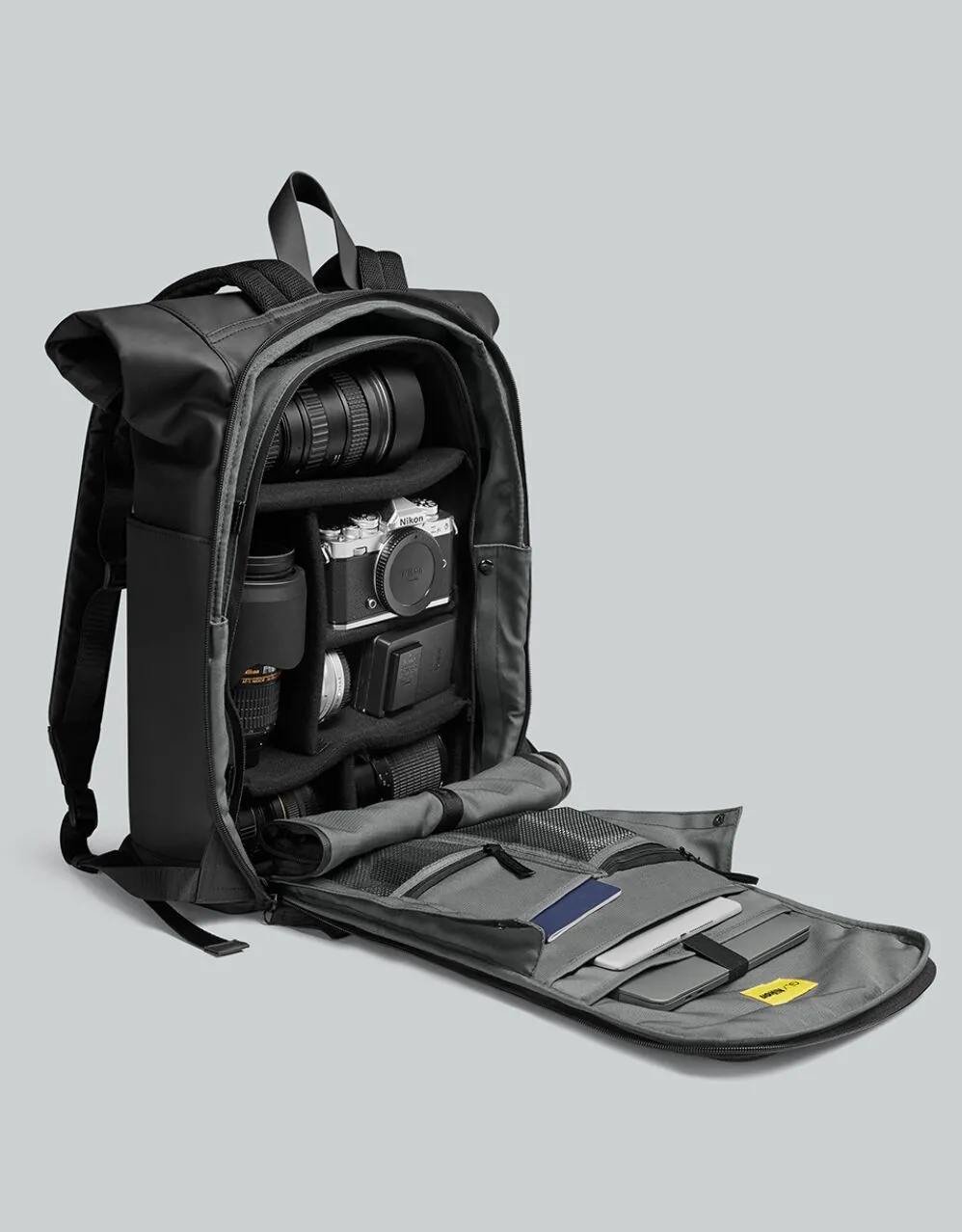 美品 北欧 ガストンルーガ×ニコン カメラバッグ バックパック リュック ガストンルーガ】有名カメラブランド「Nikon」と革新性と時代を