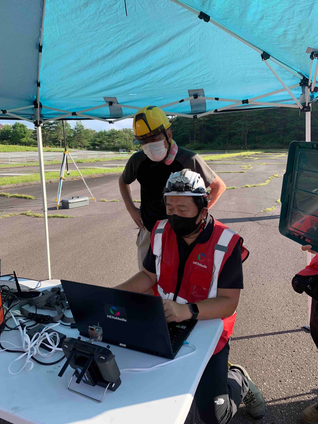 浅間山調査風景2