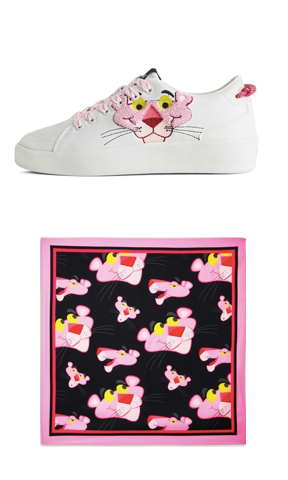 Shoes ¥19,900、Scarf ¥4,900（全て税込） 