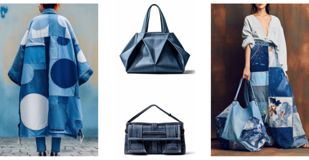 写真は、オンデマンド・コレクションのイメージの一部。 デシグアルのデザインチームがAIツールを使って開発した一連のアイテムです。