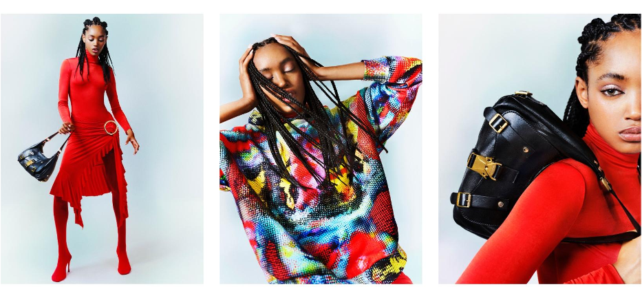 〈中央〉SWEAT／￥19,900  〈左〉BAGS／￥49,900 （全て税込）