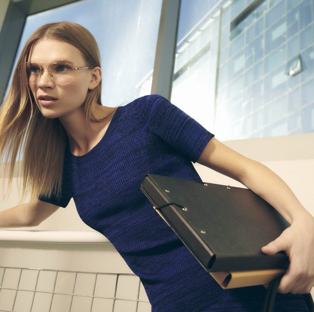 まだら模様 リブ編み ロングワンピース  ¥28,900(tax in)