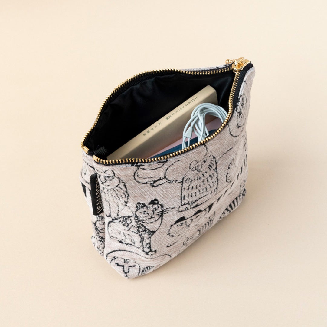 ポーチ（スケッチねこたち）