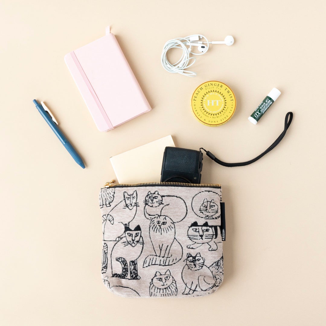 ポーチ（スケッチねこたち）