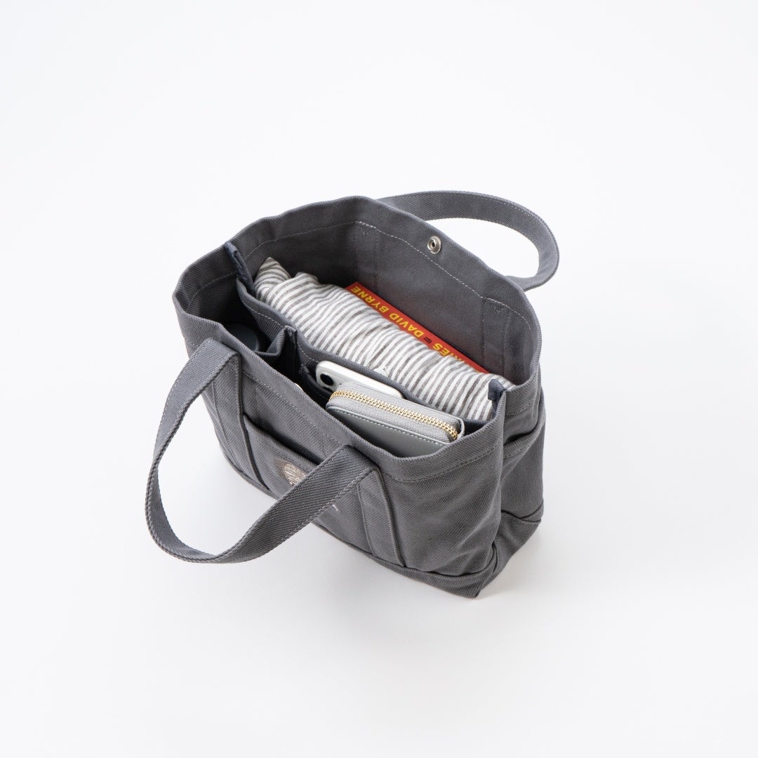 トートバッグS（ハリネズミ・グレー）