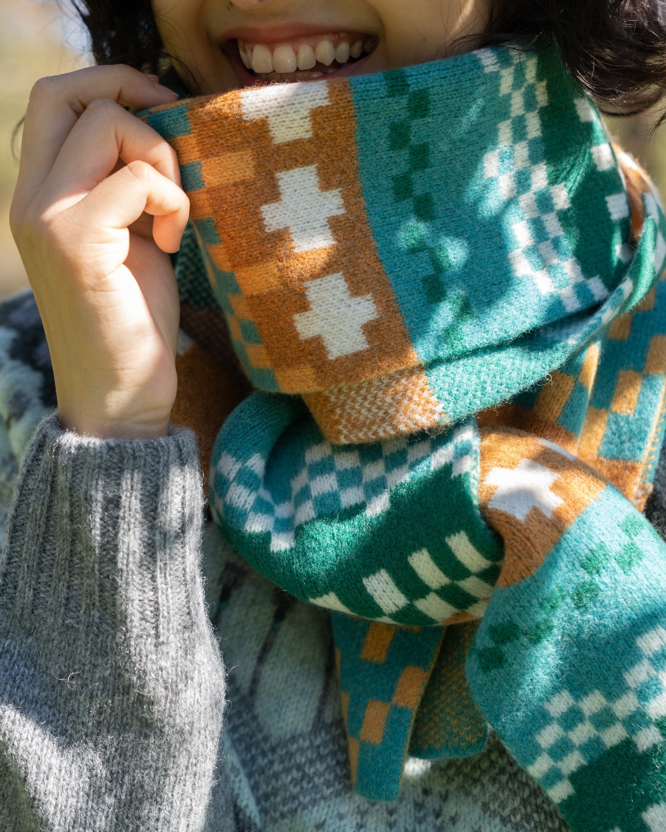 マフラー（Big Stitch） Shamrock ¥19,800 （税込）