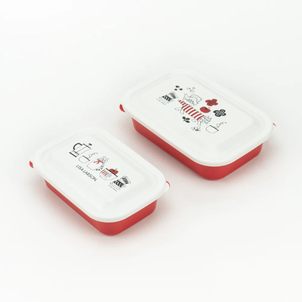 (左)フードランチケースS(右)フードランチケースM