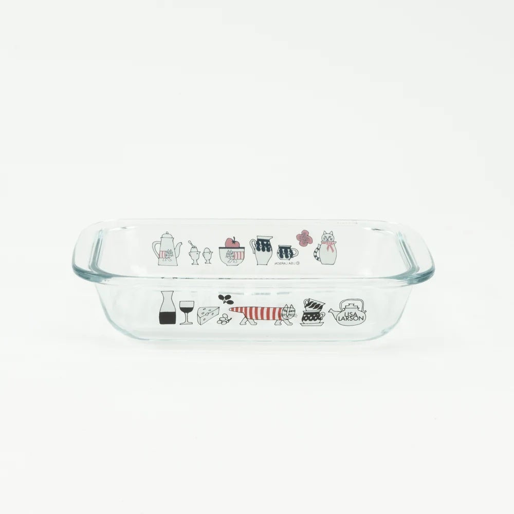 オーブン耐熱ガラス皿 M