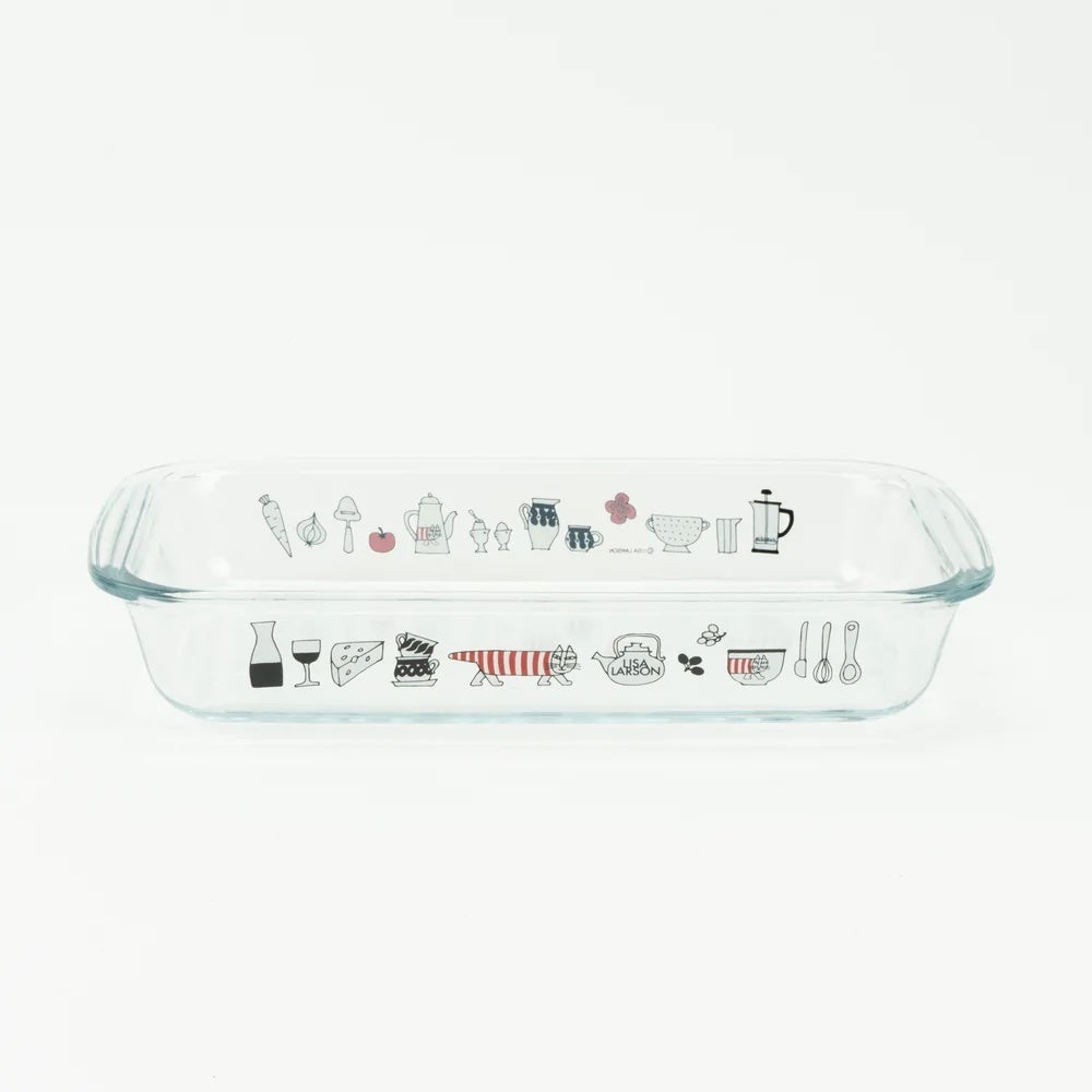 オーブン耐熱ガラス皿 L