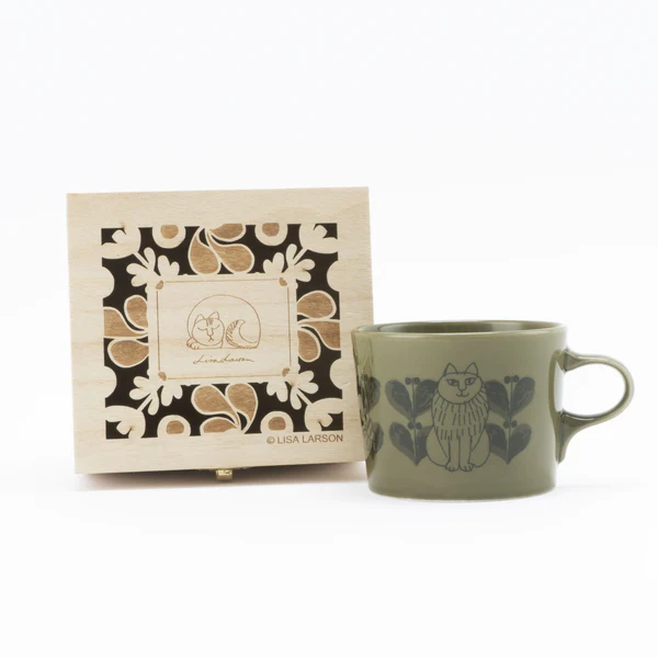 春の新商品】リサ・ラーソンの「スケッチねこたち」のお皿とマグカップ