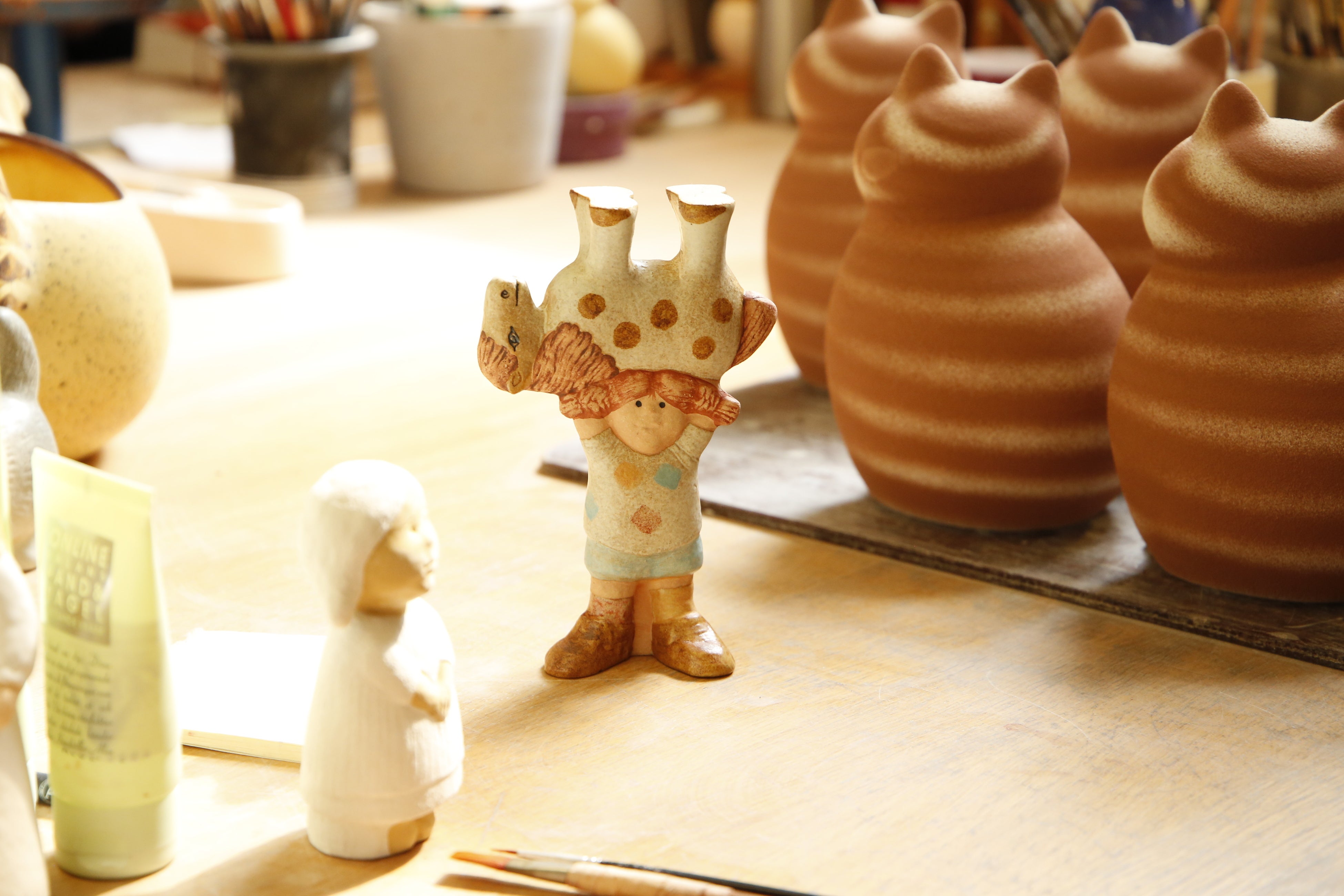 500個限定】リサ・ラーソンの特別なポニーの陶器。トンカチストア限定