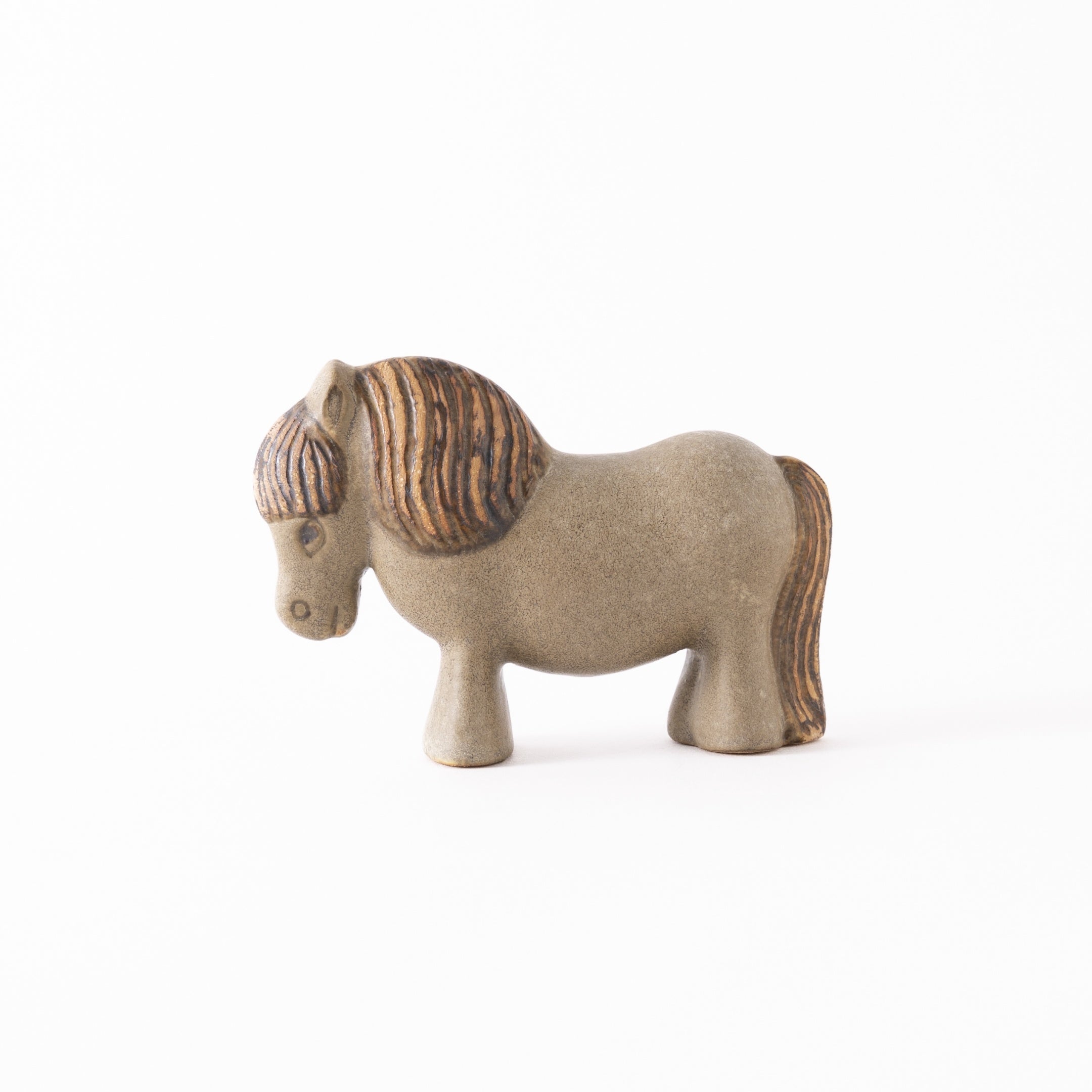 500個限定】リサ・ラーソンの特別なポニーの陶器。トンカチストア限定