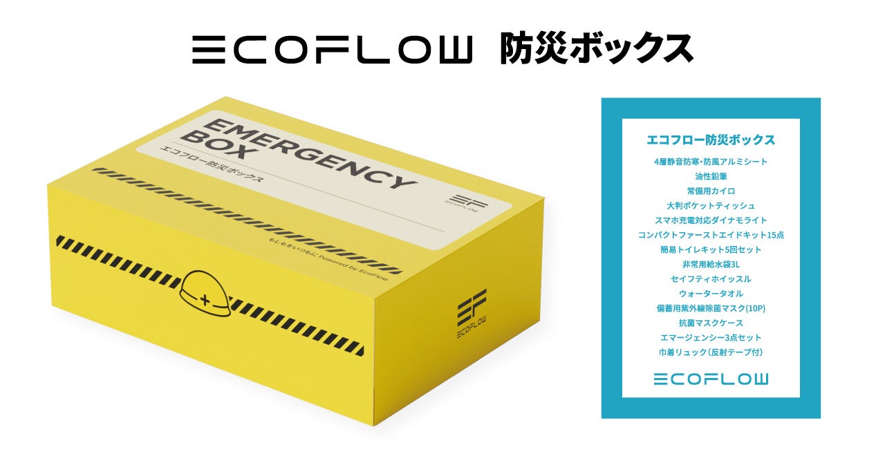EcoFlowオリジナル防災ボックス