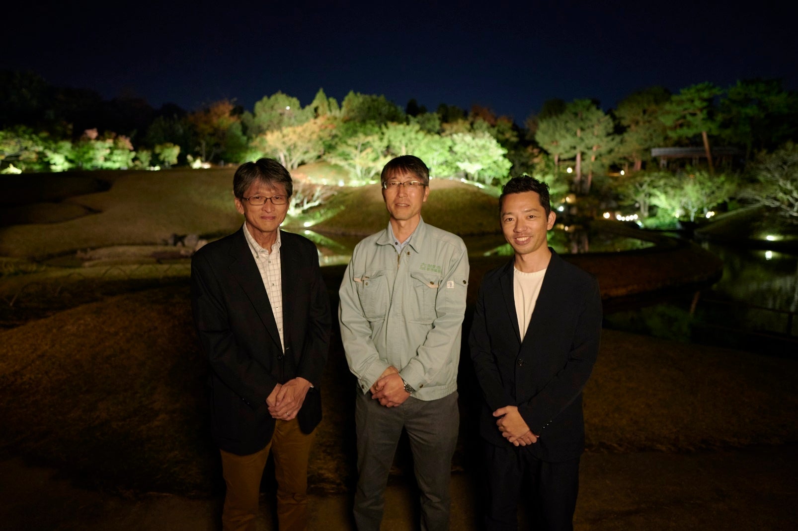 左から、京都市環境保全活動推進協会&nbsp;井上氏、京都市都市緑化協会&nbsp;伊藤氏、EcoFlow 寺井