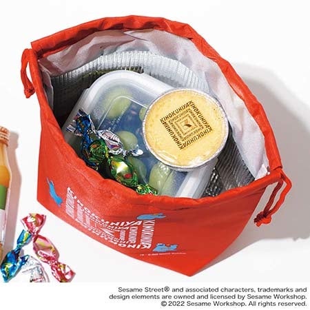 ［付録］紀ノ国屋×セサミストリート“クッキーモンスター”コラボレート トートバッグ＋保冷・保温巾着ポーチ／『素敵なあの人』2022年6月号宝島チャンネル、セブンネットショッピング限定号（1） 1,390円（税込）