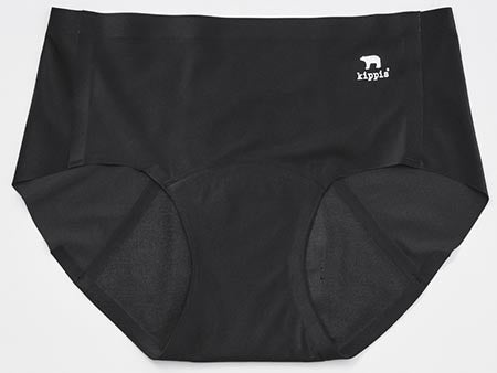 kippis FEMTECH SHORTS 下着メーカーと考えた吸水サニタリーケアショーツ polar night black BLACK